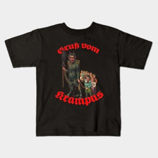 Gruß vom Krampus! (Vintage Design 2) Kids T-Shirt